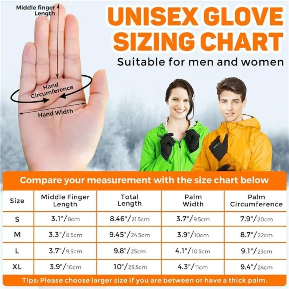 Women's 14°F Winter Cycling Gloves with Touchscreen Finger Thermal Gloves